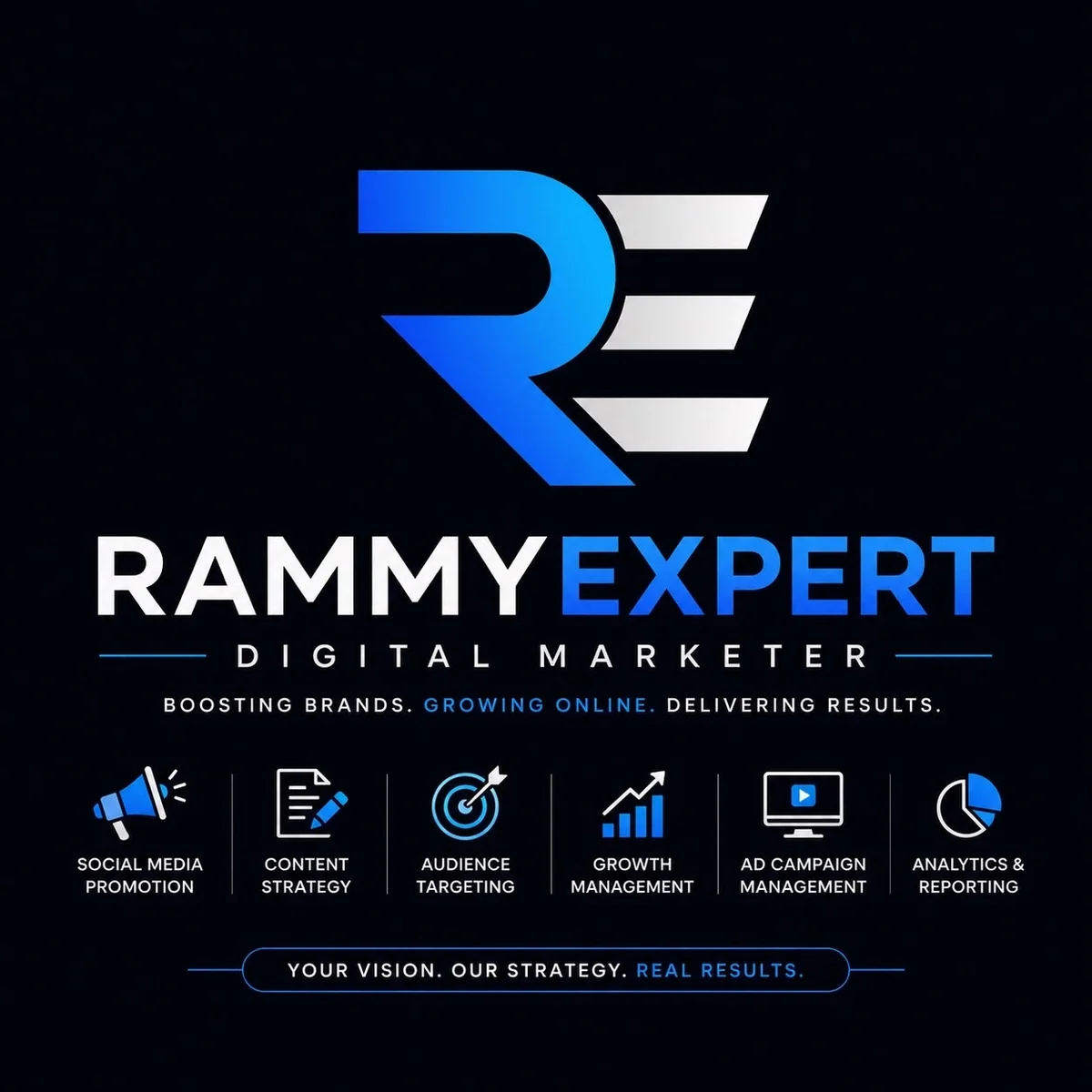 RammyExpert Digital Marketer brand poster
